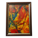 Small abstract painting