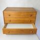 old vintage wooden chest of drawers GDR