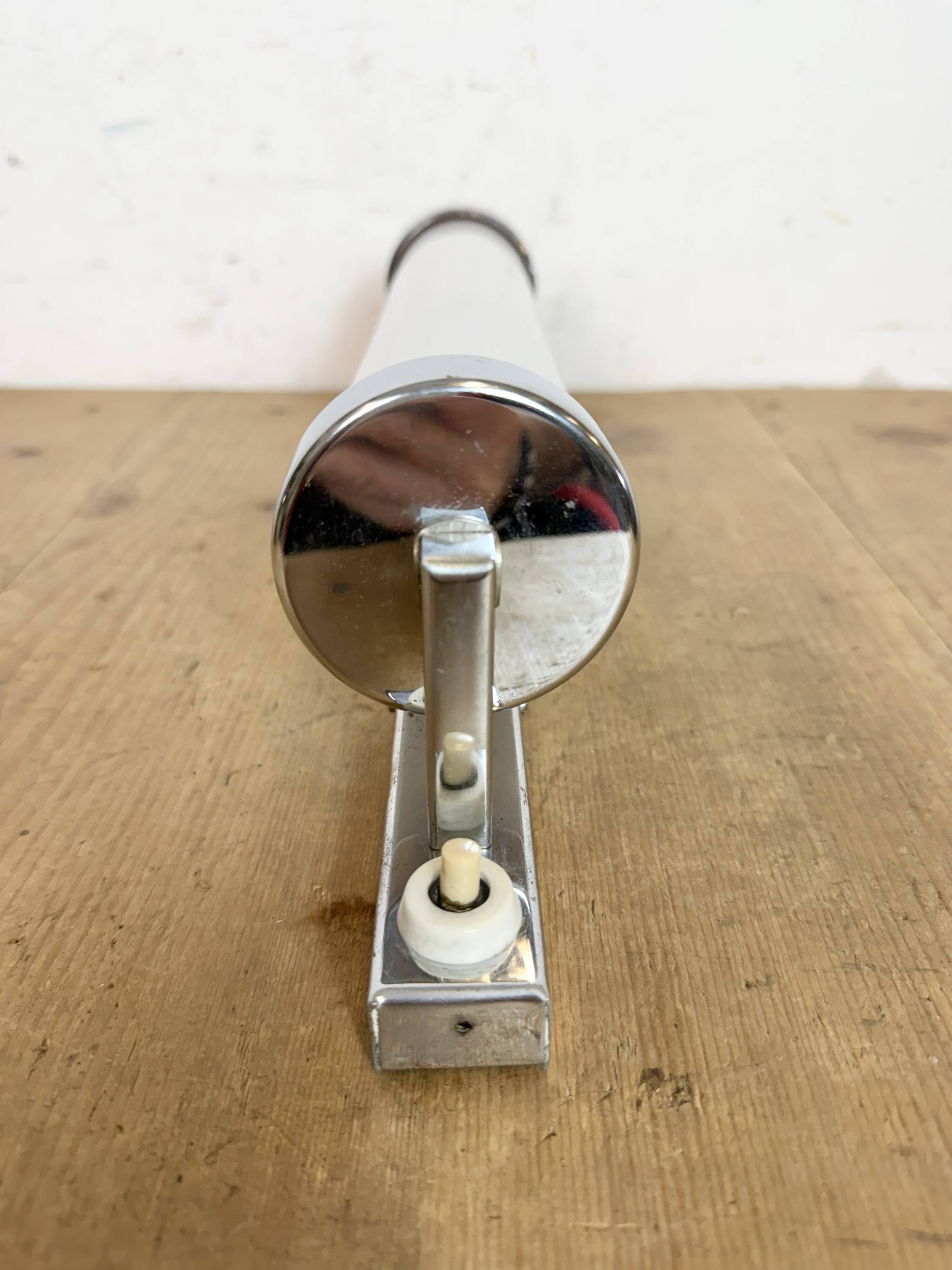 Applique murale Art Déco vintage en verre opale, années 1930