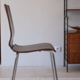 Suite of 6 scandinavian design chairs