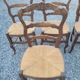 6 chairs louis xv mulch
