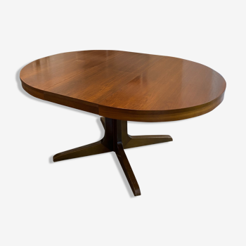 Vintage Mahogany Scandinavian Extension Table