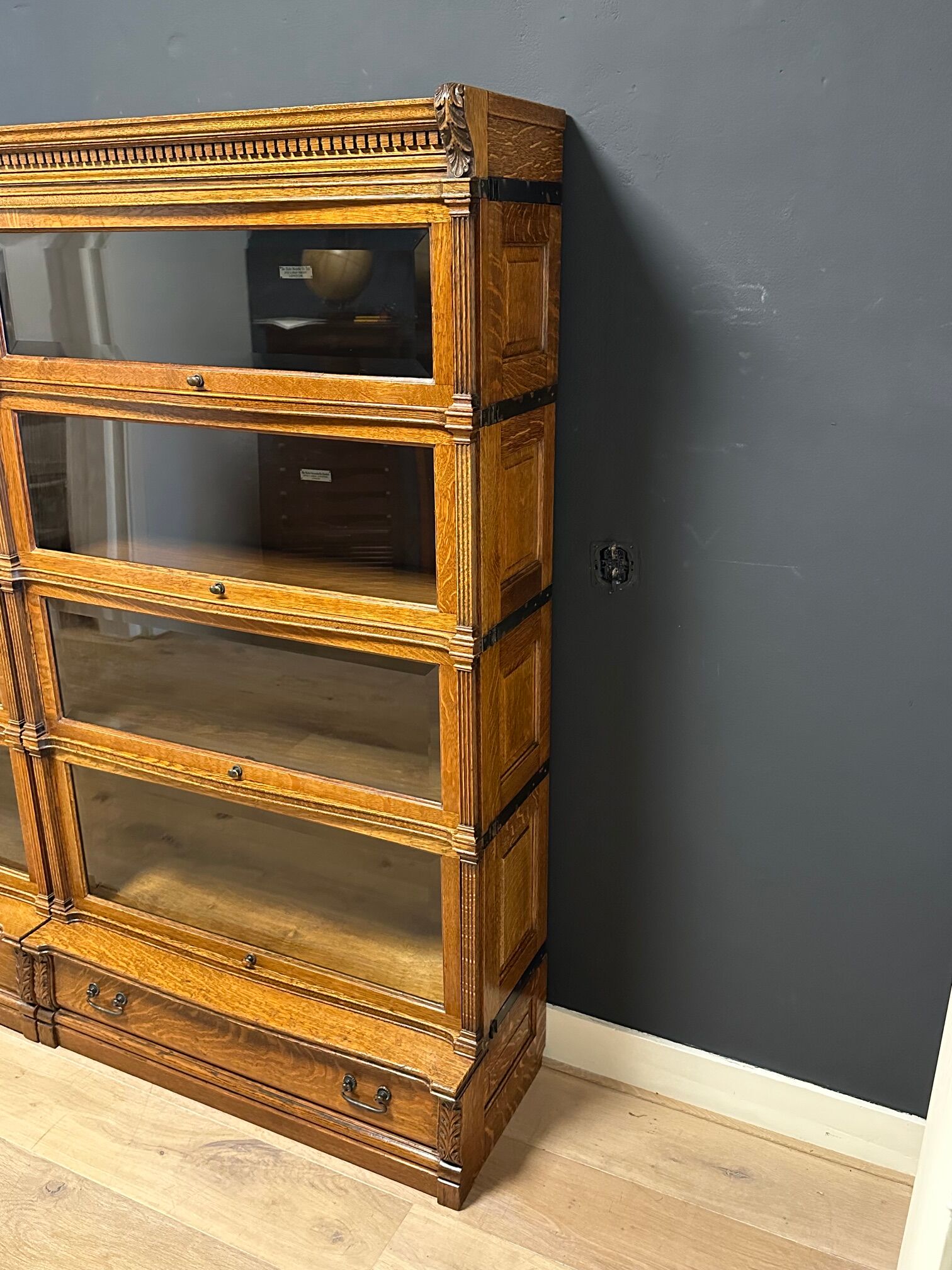 Original stackable Globe Wernicke Bookcase