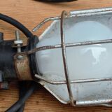 Old industrial lamp walking lighting