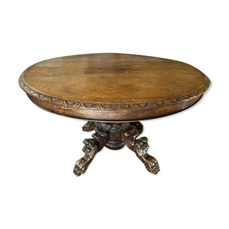 Napoleon III style oval table (19th century)