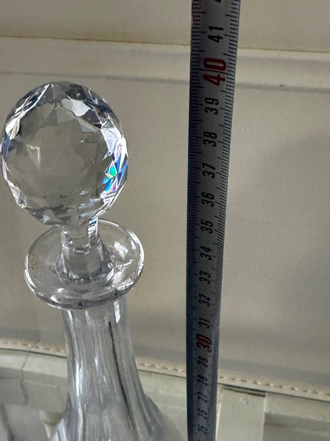 Baccarat Crystal Wine Carafe Model Epron stamped