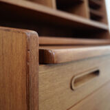 Teak secretary, Danish design, 1960s, production: Denmark