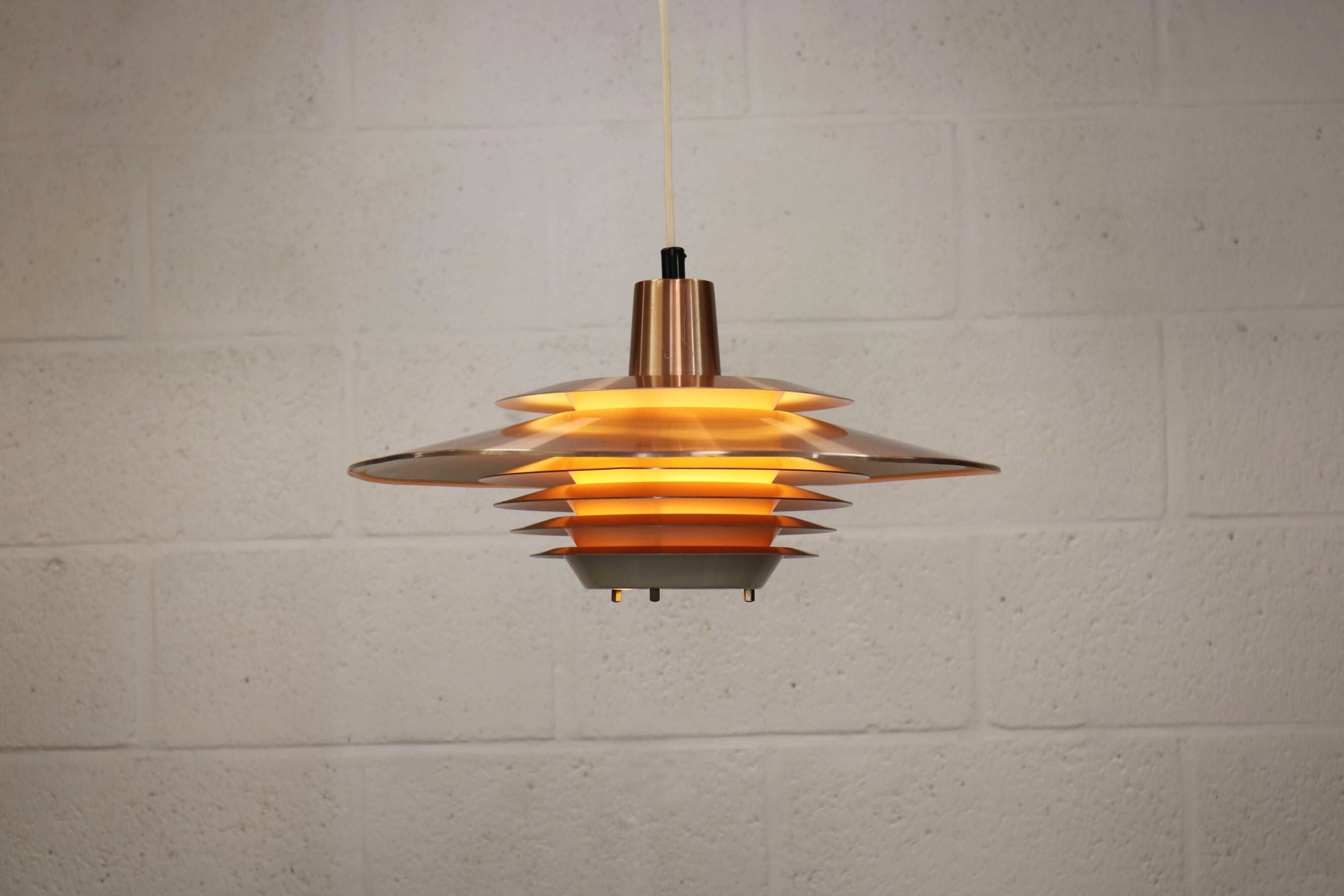 Very rare old Danish design lamp by Teknika model 410 - 60's