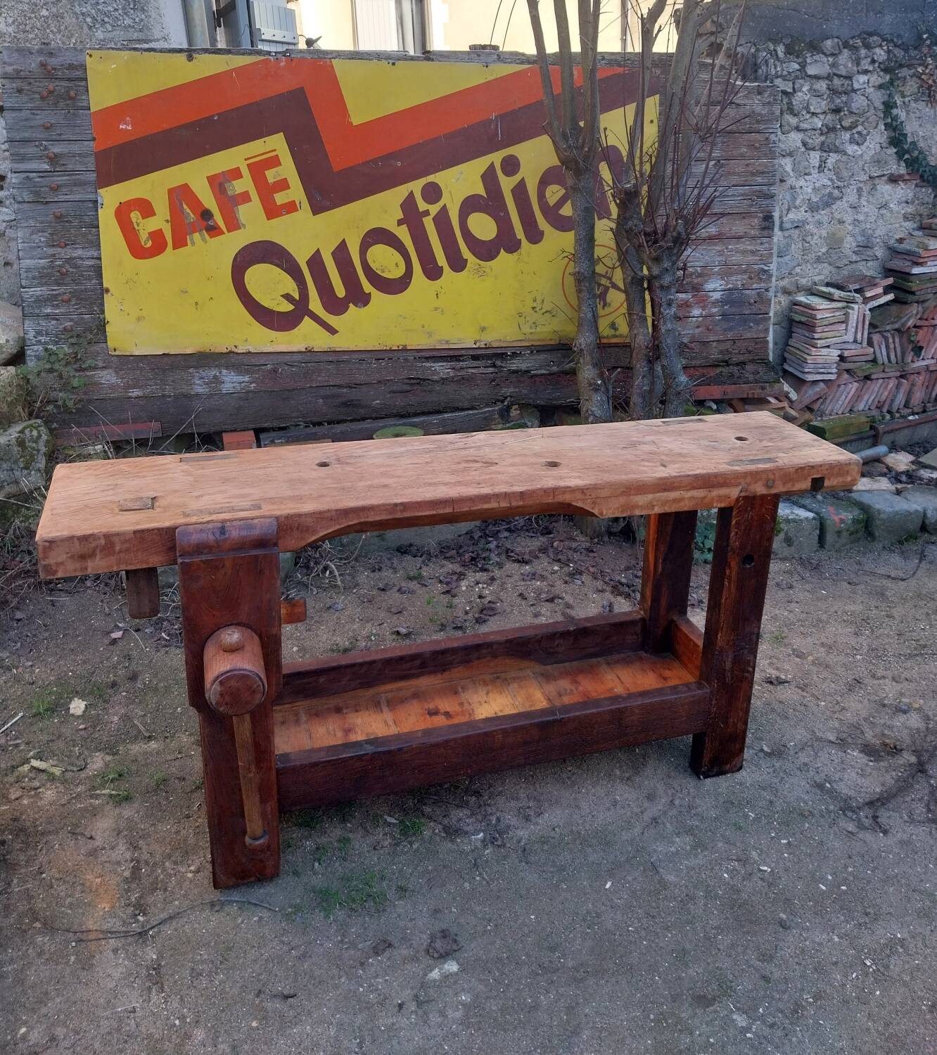 Old oak table