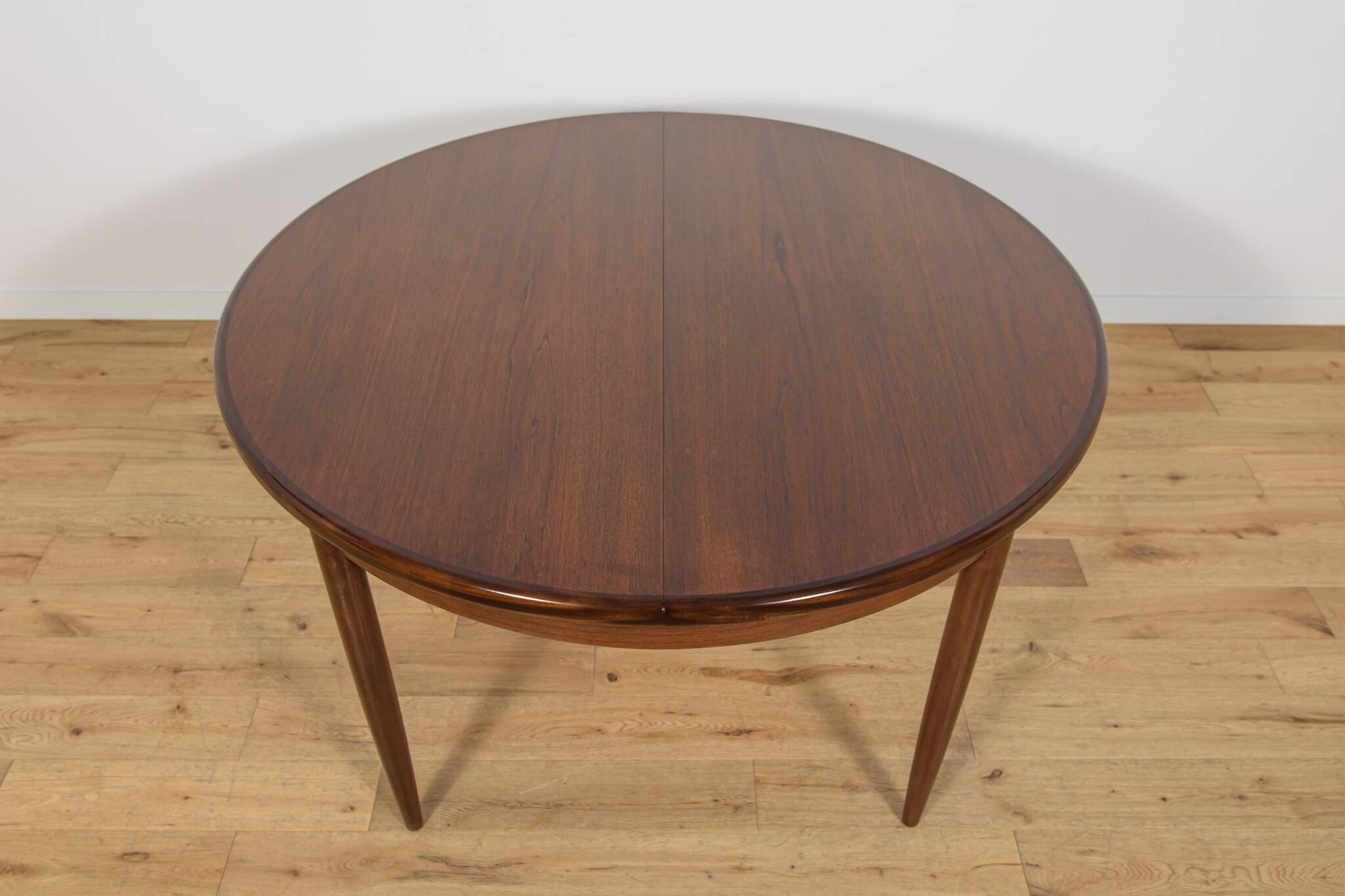 Mid-Century Teak Round Fresco Dining Table from G-Plan, United Knigdom.