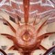 vase val saint lambert molded glass pink pedayer storied art deco
