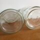 Lot of 4 vintage glass jars