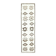 1970s Vintage Turkish Hand-Knotted Wool Cotton White Runner Rug 90X310