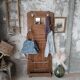 Wooden coat rack