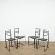 Set of 4 postmodern dining chairs