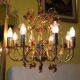 Large Murano Chandelier with Grapes and Leaves