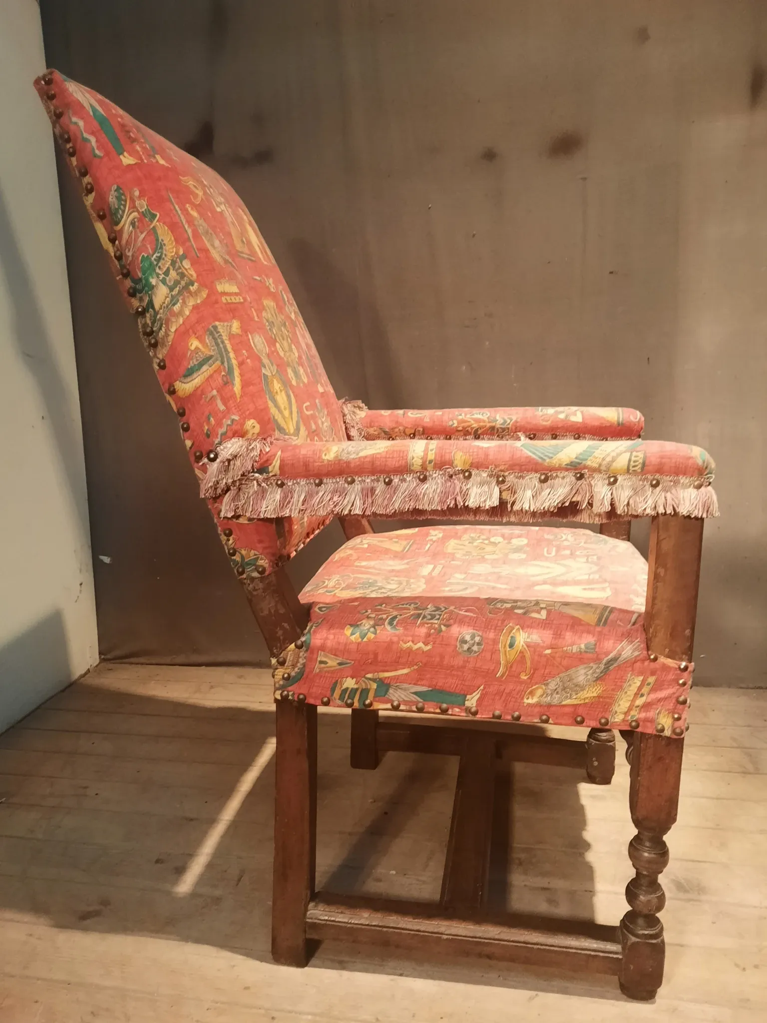 Rustic armchair from the Louis XIV period