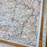 Printed in 1910, Luxembourg and its surroundings.