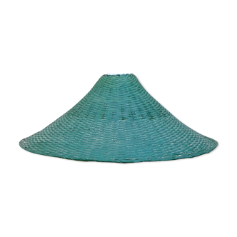 Vintage wicker lampshade