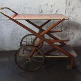 Mid-century bar cart/service cart by Cesare Lacca, 1950s.