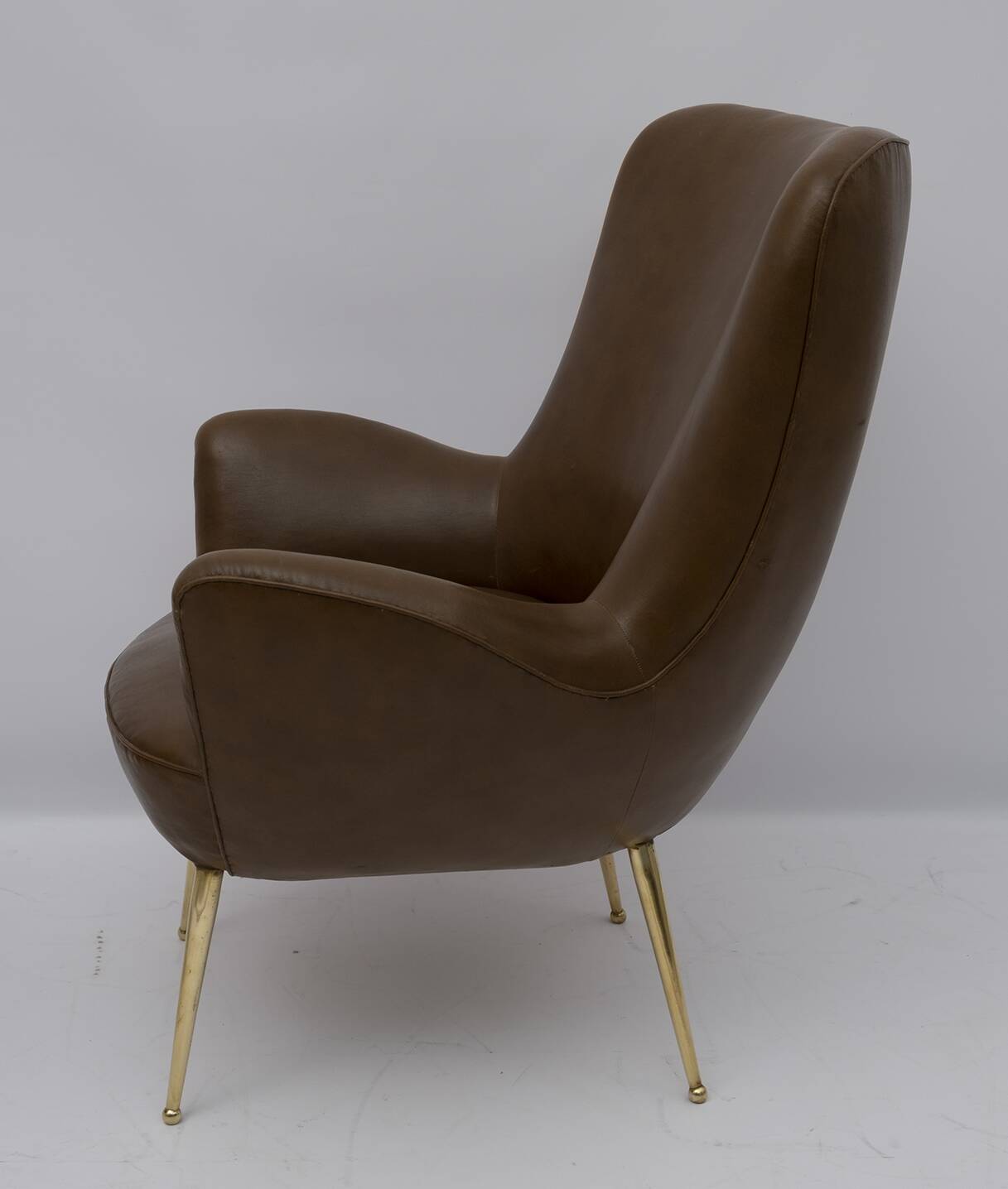 Pair of Mid-century Modern Italian Design Armchairs, 1950s