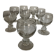 Set of 8 glasses balloon 19th