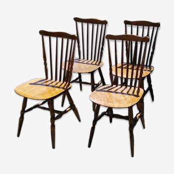 Set of 4 chairs Baumann mustache bistro