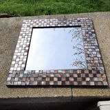 mirror with mother-of-pearl mosaic
