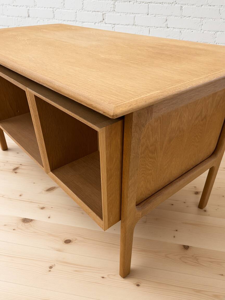 Oak Executive Desk By Arne Vodder From Brouer Møbelfabrik, Denmark, 1960s