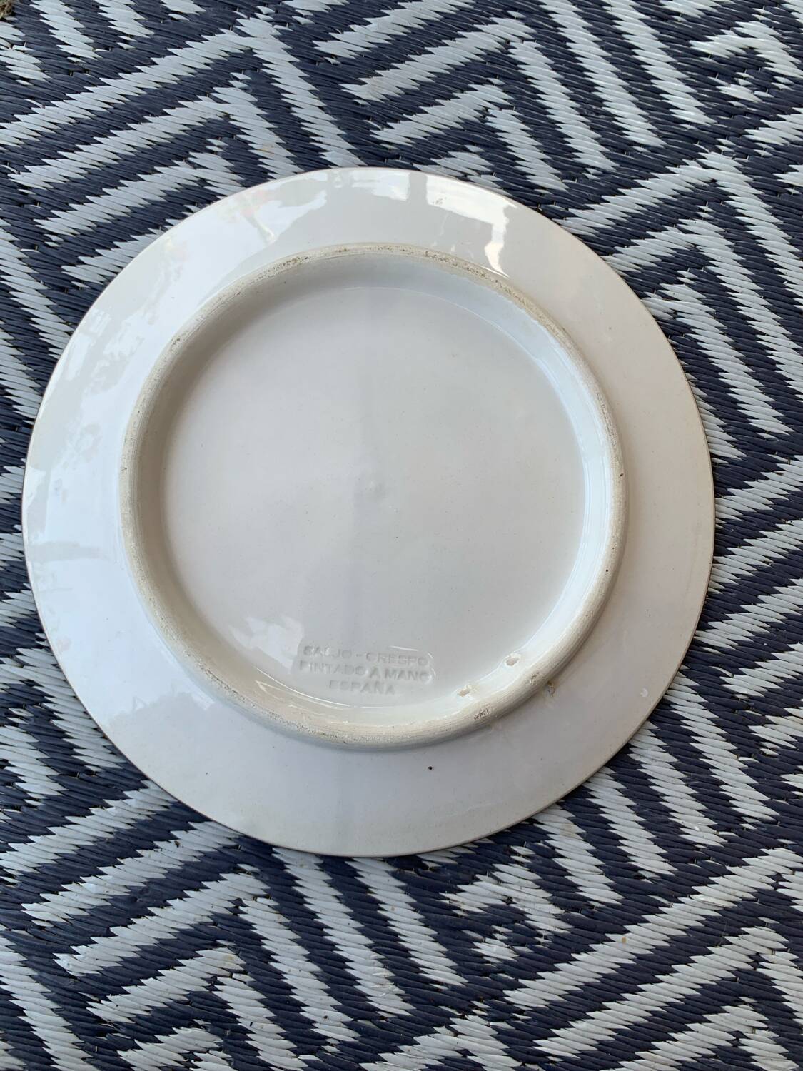 Emilio Crespo decorative plate