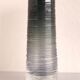 Vase en verre cristal art scandinave moderne du milieu du siècle en couleur gris fumé par Edenfalk, Skruf, Suède.