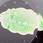 Vintage Italian Bullicante Ashtray in Murano Glass, 1970s