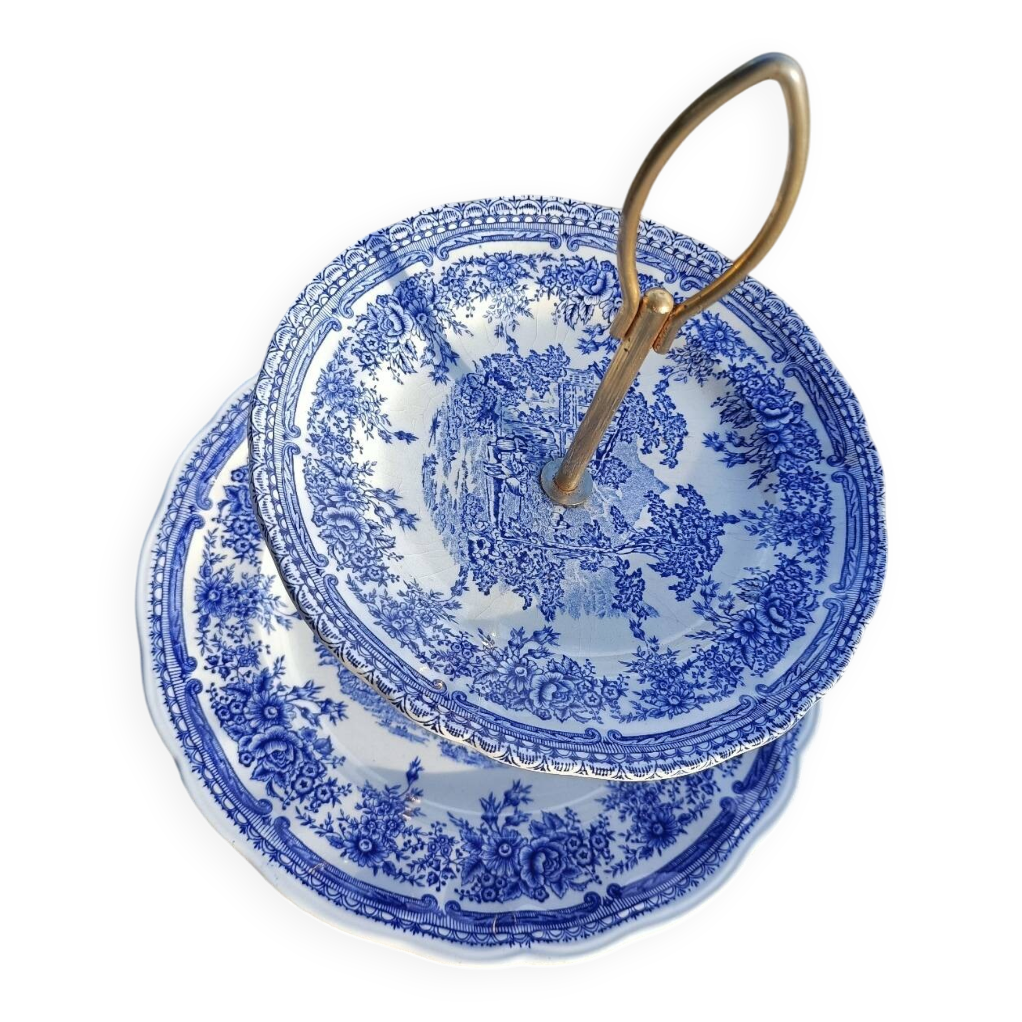 Lunéville retro cake stand