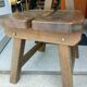 Spanish Brutalist Solid Oak Chairs, 1970s, Set of 2