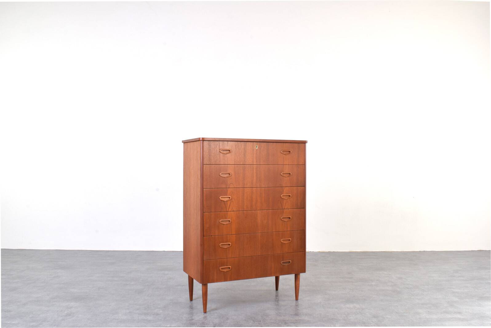 Mid-Century Danish Teak Chest of Drawers, 1960s.