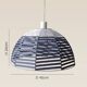 Woven dome suspension on metal structure / D 45cm