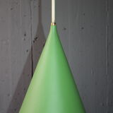 Hanging green lamp
