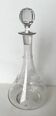 Etched glass carafe