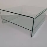 Coffee table, molded glass
