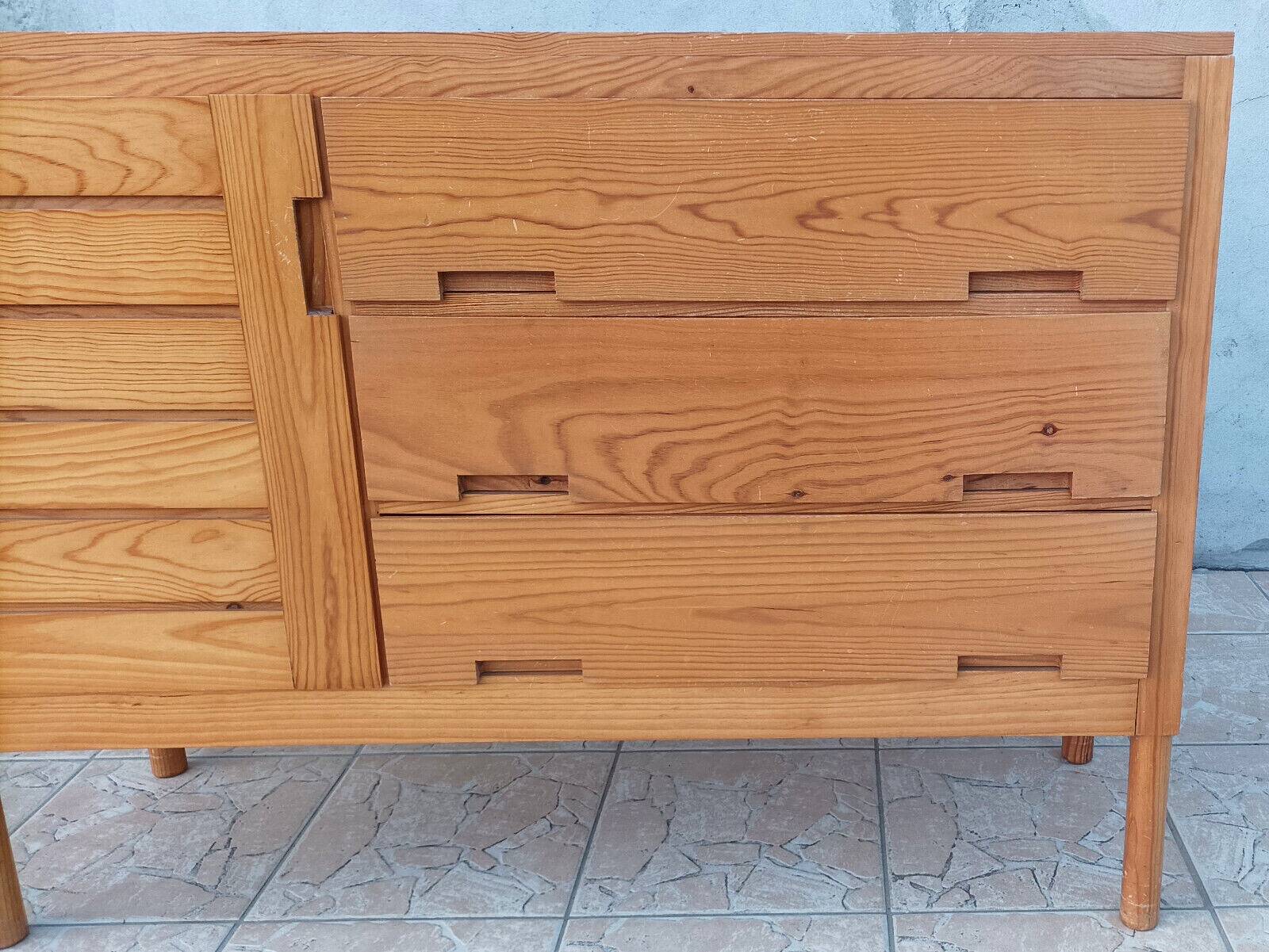 Commode Pierre Gautier-Delaye Weekend in pine 1960