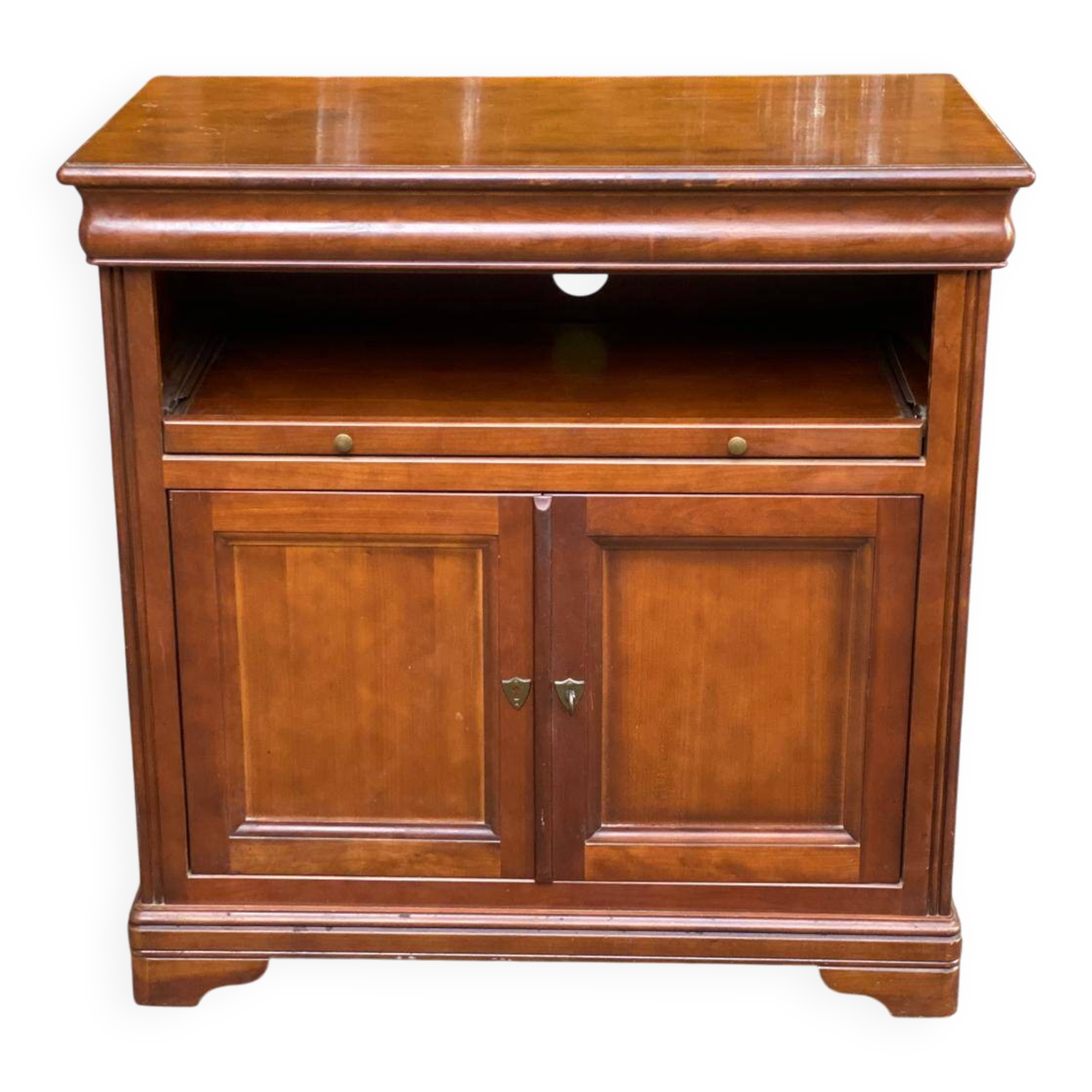 Buffet Louis Philippe en bois merisier satin