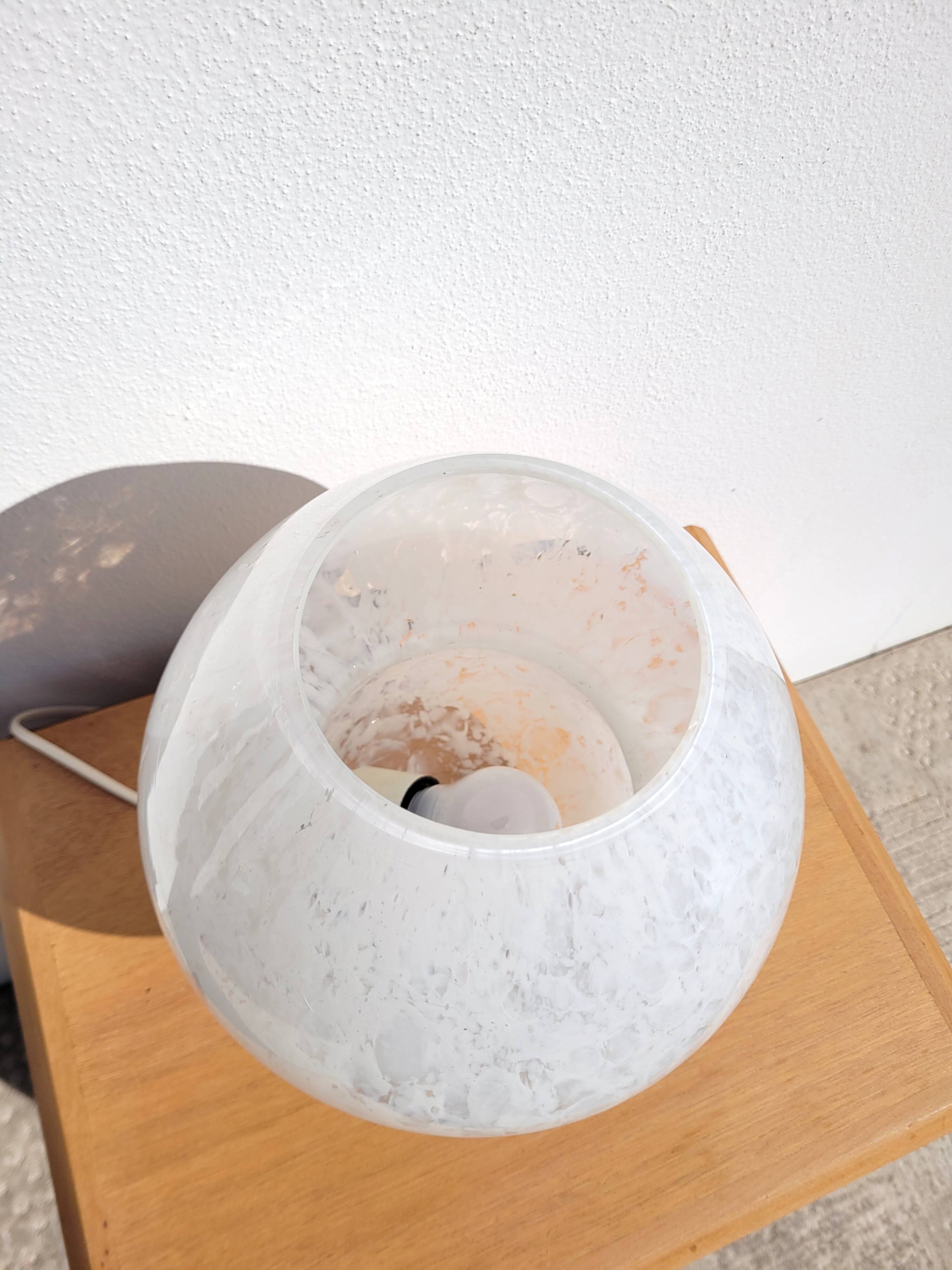 Murano glass mushroom lamp 1970