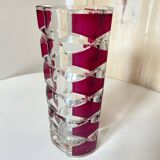 Pressed Molded Glass Vase - Windsor Model by Luminarc, 1970s