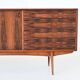 Oswald Vermaercke 'Paola' sideboard rosewood V Form Belgium 1960