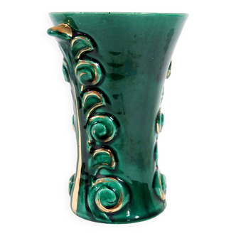 1940s Evrt and Gold Vase