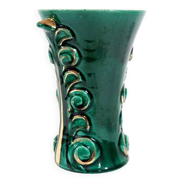 1940s Evrt and Gold Vase