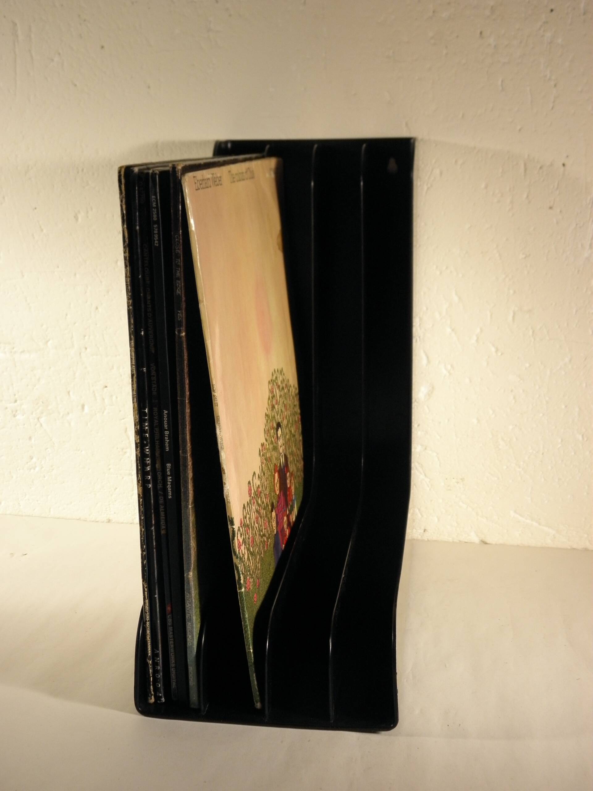 Two 70s vinyl holders