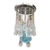 Plafonnier en verre de Murano