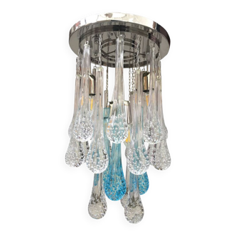 Murano glass flush mount