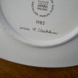Vintage Scandinavian plate in ceramic by R. Uosikkinen, Arabia Finland